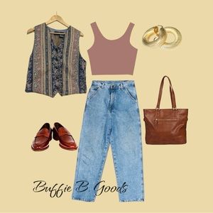 Vintage Liz Wear vest. Size-small